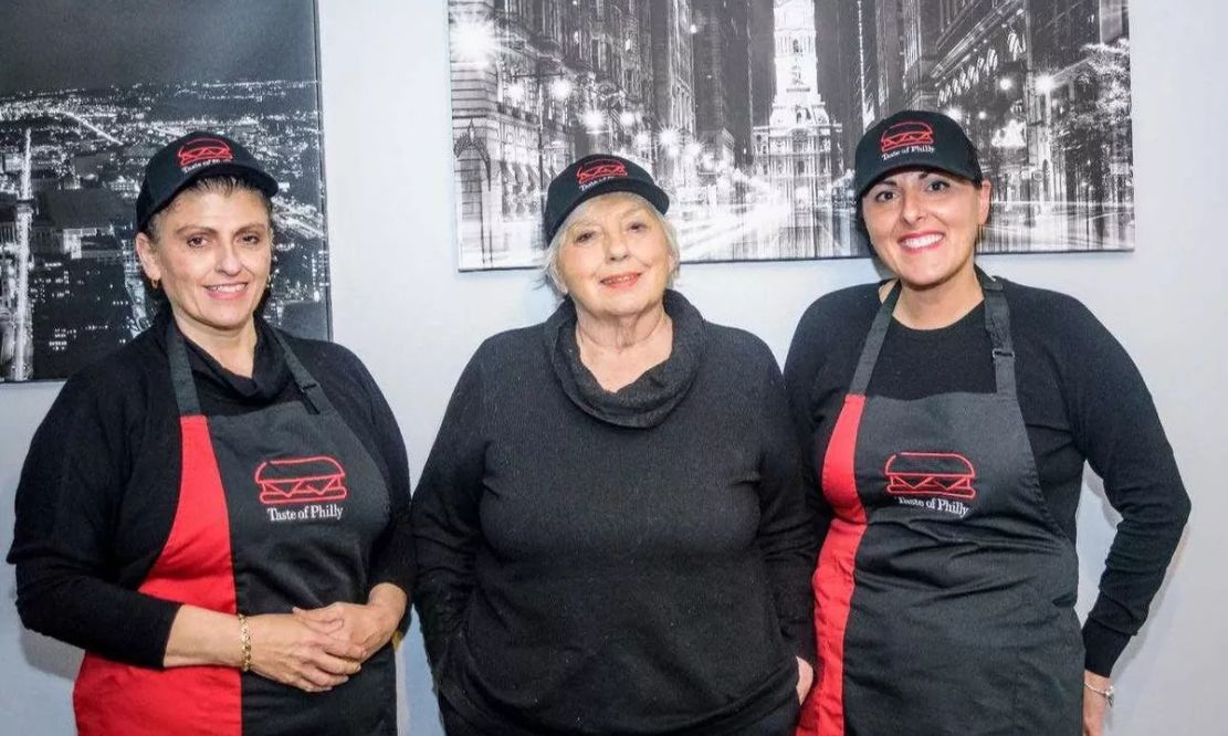 Nicole (right) with her mother Lisa and grandmother Terry (centre)