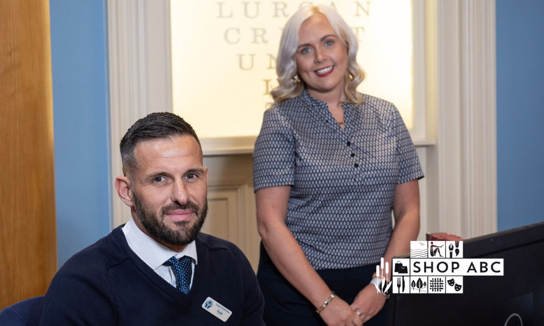 Ryan McCaughley and Enya Brady from Lurgan Credit Union